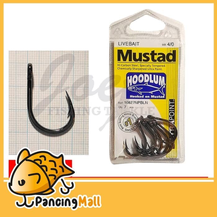 3 Pack Lots Mustad Kaiju In-Line Single Lure Hooks Size 4-10121NPDT