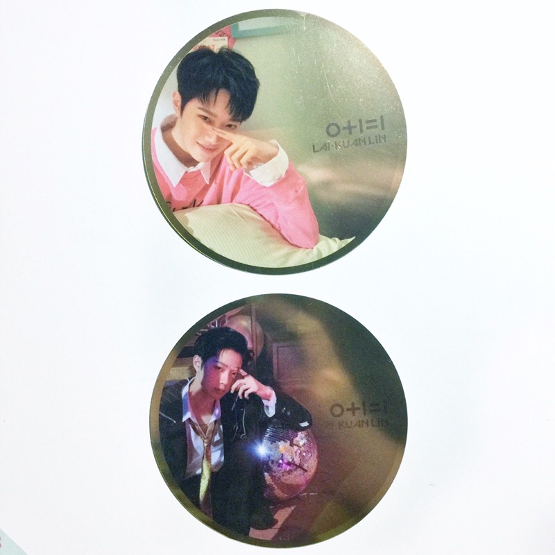 WANNA ONE I PROMISE U IPU YOU LAI GUANLIN / KUANLIN NIGHT DAY VER. VERSION MIRROR CARD PHOTOCARD PC