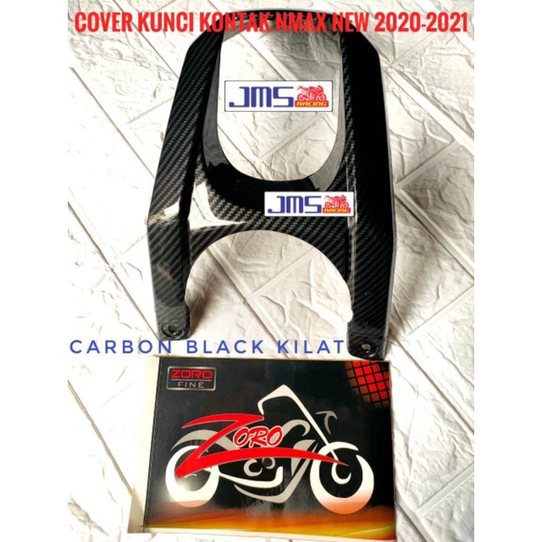 cover tutup carbon kunci kontak/dashboard tengah nmax new zoro