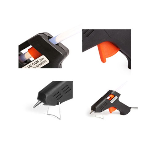 Alat Lem Tembak Glue Gun 20W Lem Bakar Cair/Lem Lilin Include Lem