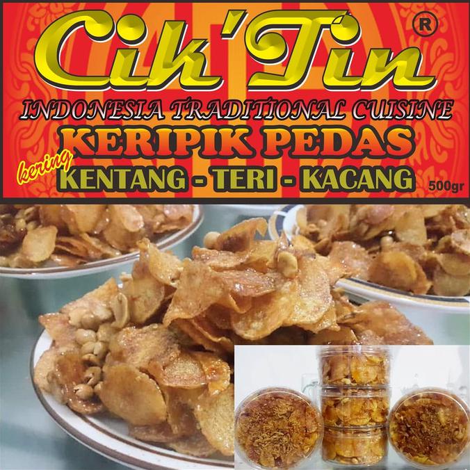 

Cuci Gudang Keripik Pedas - Kentang Teri Kacang Cik'Tin