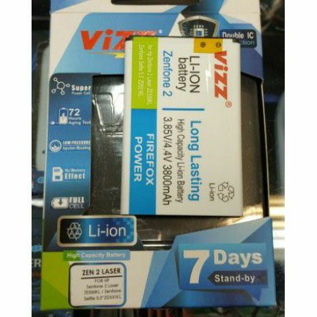 Baterai asus zenfone 2 laser 5,5 ze550kl selfi zd551kl c11p1501 vizz