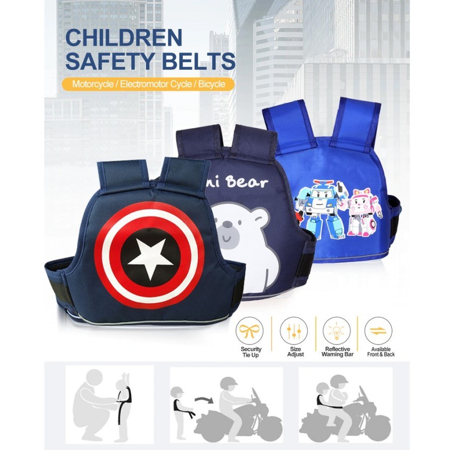 Kids Safety Belt Motif