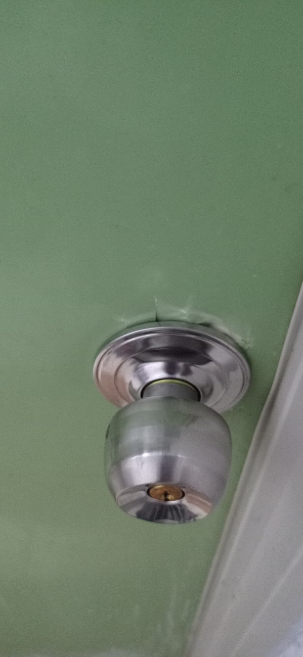 Kunci Pintu Kamar Mandi Bulat Onat / Tarikan Gagang Handle Putar Stainless