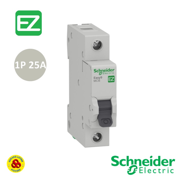 Schneider MCB 1P 25A Easy9 EZ9F34125 4,5kA MCB 1 Phase 25 Amp