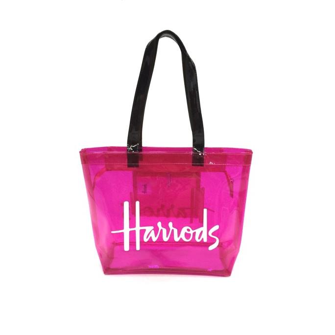New Harrods Transparent Tote Bag