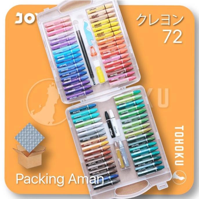 

TERBARUU!! Crayon 72 Warna - Krayon Joyko Titi Oil Pastel 72 Warna TERBARU