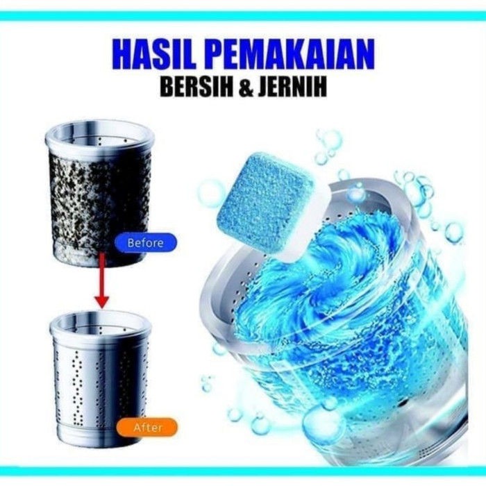 Tablet Pembersih Mesin Cuci  Deep Cleaning Washing Machine