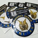 Stiker Embos TNI AU | Stiker TNI | Stiker TNI AU timbul | Stiker kaca Tni au | Stiker motor TNI AU