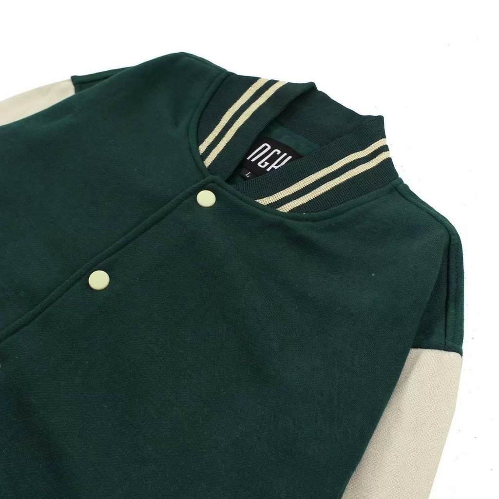 JACKET VARSITY POLOS MOTIP TERBARU PRIA WANITA SAIZE M L XL BESELLER