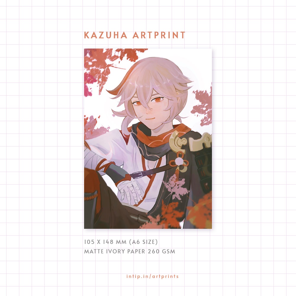 KAZUHA ARTPRINT GENSHIN IMPACT