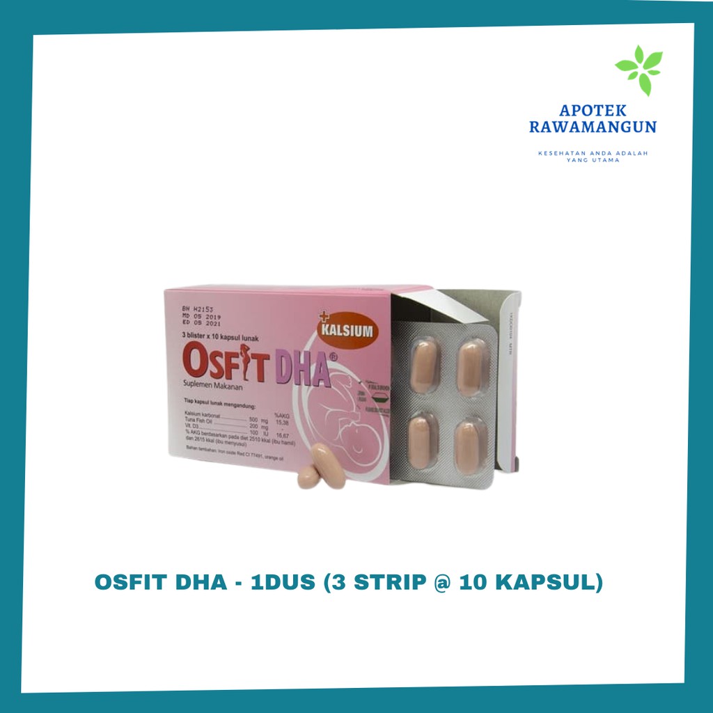 Osfit DHA - 1 Dus (3 Strip @10 Kapsul Lunak)