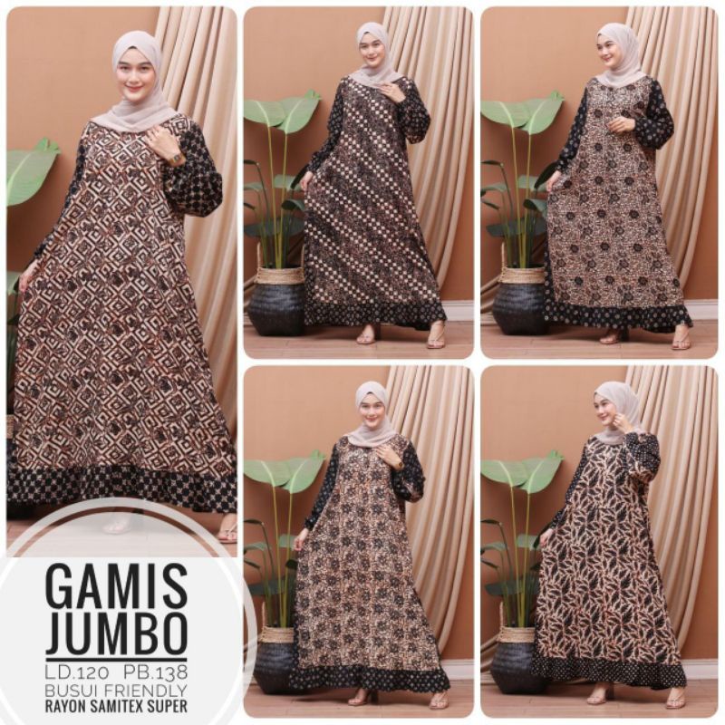 Gamis Batik Sogan