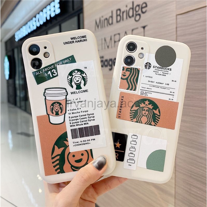 Case Motif Gambar Starbucks Coffe / Starbuk / Starbak Realme 2/3/3 Pro/5/5i/5 Pro/6/6 Pro/7/7i