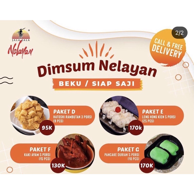 

Paket Dimsum D, E, F, G