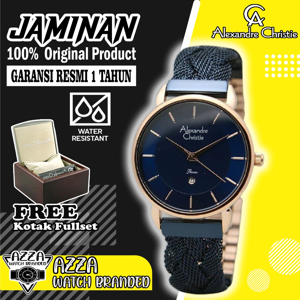 Alexander Christie Wanita Jam Tangan Alexandre Alexander Christie Wanita Original Branded AC 2857