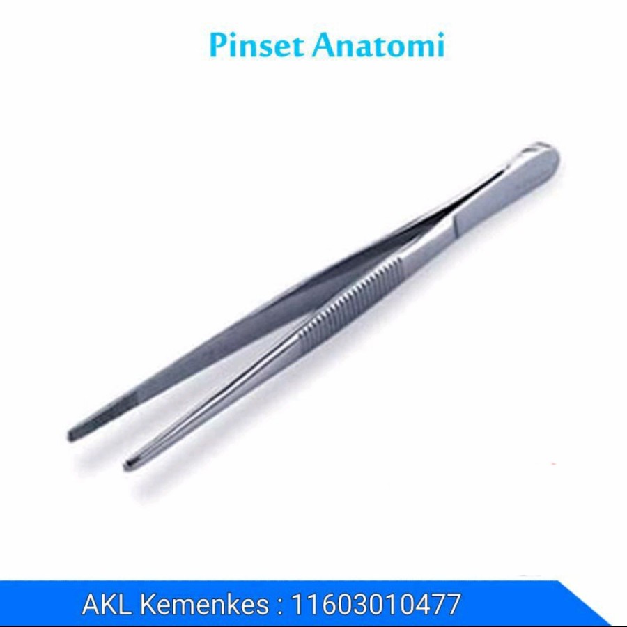 Pinset Anatomis 14cm Pincet Anatomis 14 cm Pinset Medis Anatomy Anatomi Staenless