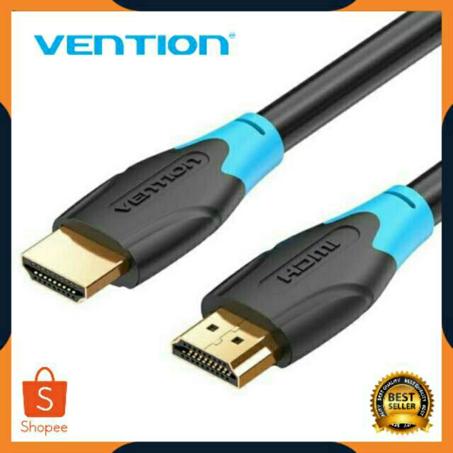 [COD] KABEL HDTV VENTION AAC 5 METER 3D V2.0 4K UHD 5M / DARI LAPTOP PS3 KE TV LED &amp; PROYEKTOR