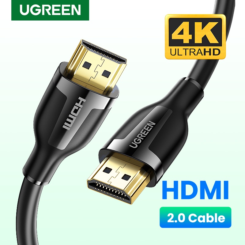 【Stok Produk di Indonesia】Ugreen Kabel 1.5m Hdmi 2.0 4k Untuk Iptv Lcd HDMI 4K Cable