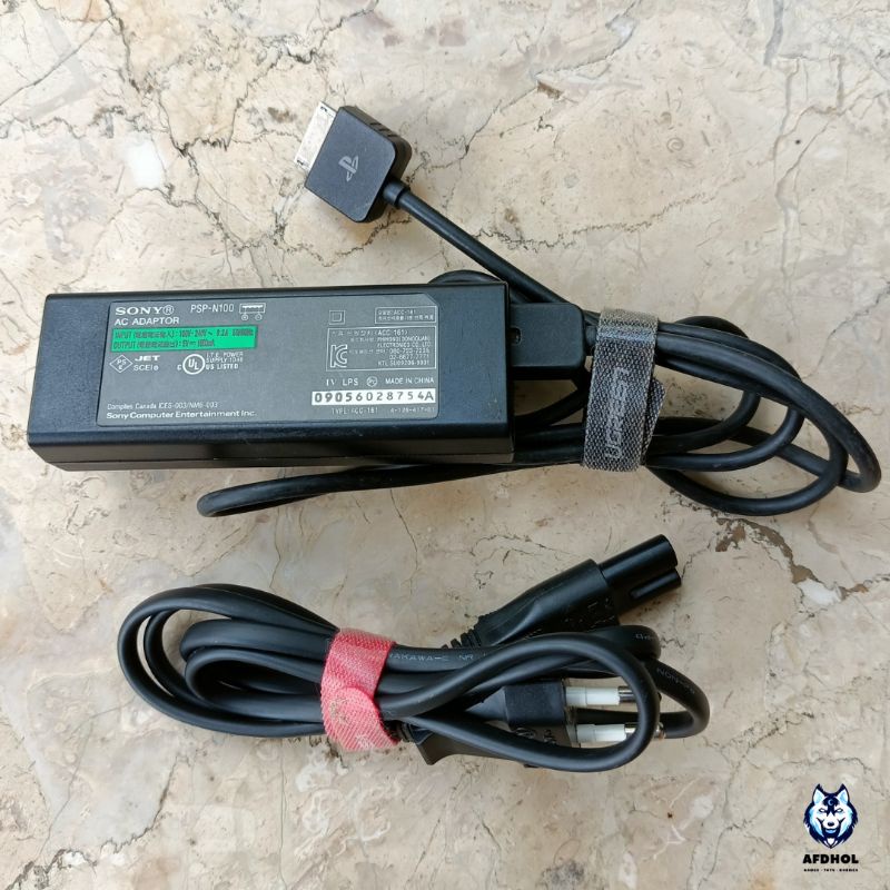 Jual AC ADAPTOR CHARGER PSP GO ORIGINAL CABLE KABEL DATA USB PSP GO