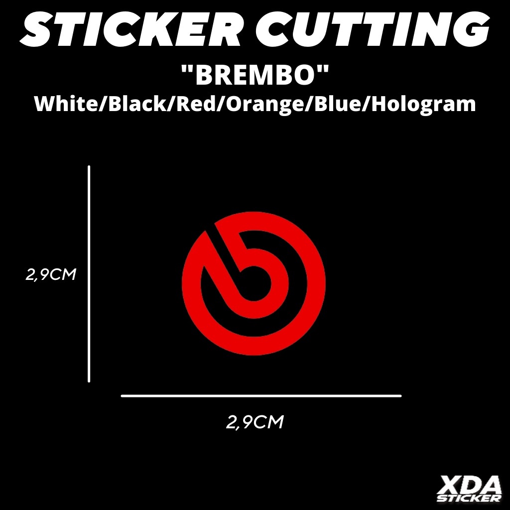 

STIKER/STICKER CUTTING LOGO BREMBO