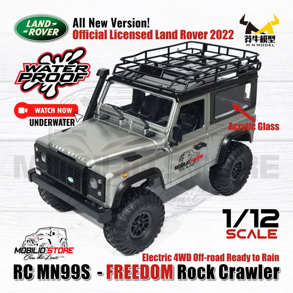 Rc Mn99S Freedom 1:12 Rock Crawler 4X4 Waterproof Full Propo Realistic