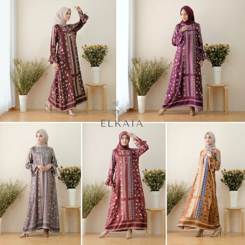 Diora dress / gamis muslim by Elkaia (Granada dress Kienka) / baju lebaran / dress pesta