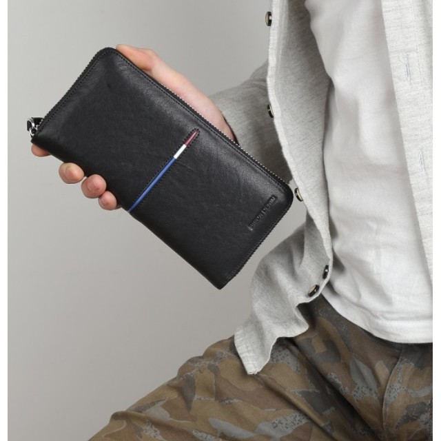 Dompet Panjang Pria Kulit Sapi Asli Original Bison Denim (BISON-L555)