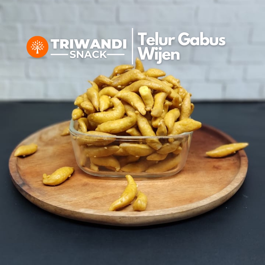 

Telur gabus wijen manis indosari kemasan 100 - 250 gr TRIWANDI SNACK oleh oleh bandung