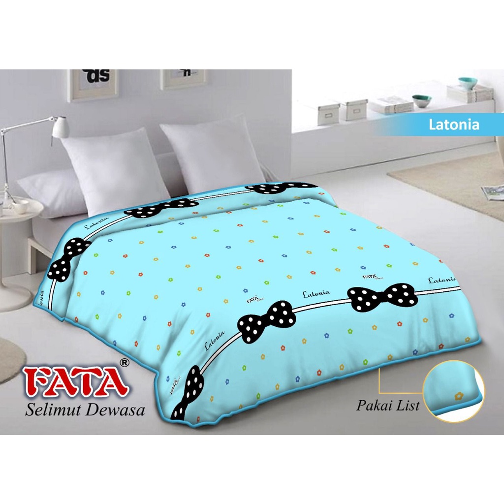 SELIMUT BAHAN BULU MERK FATA UKURAN 200X200-8