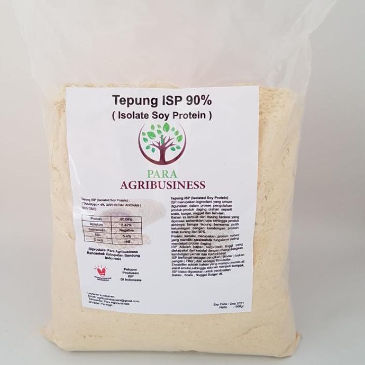 

Tepung ISP / Isolate Soy Protein / tepung kedelai protein 90% food grade A 500gr //KJJUU Promo.bulan.ini