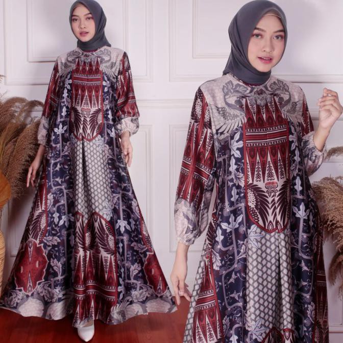 Dior Silk Premium/Wearing Klamby/Dress Muslim/Gamis Wanita - M