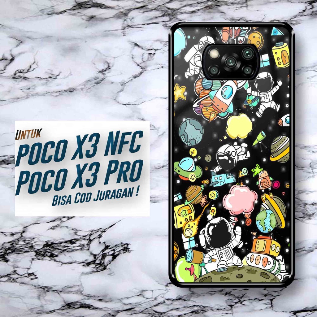 SRC - Case Xiaomi Poco X3 / X3 Pro / X3 NFC Casing Hard case 2D Terbaru [ Aest Space Nasa Galaxy ] -