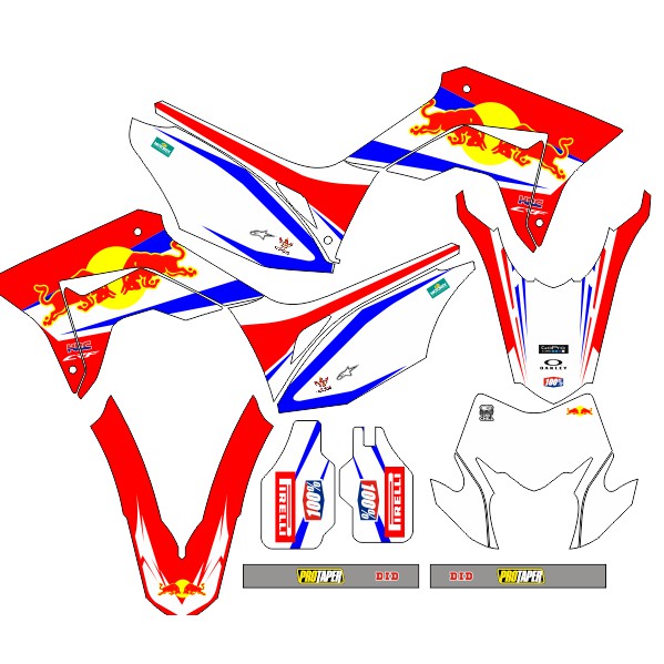 Sticker DECAL CRF 150 L Bisa Custom Stiker Honda CRF 150 L  (31)