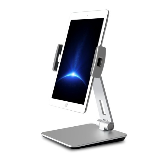 POS Tablet Stand Holder Desktop AP-7X - SILVER Sby