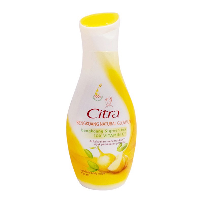 Jual Citra Bengkoang Natural Glow UV Hand Body Lotion 120 Ml | Shopee ...