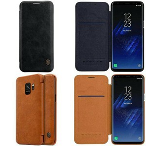 Leather Case - Samsung Galaxy S9 Plus Nillkin Qin Original Case