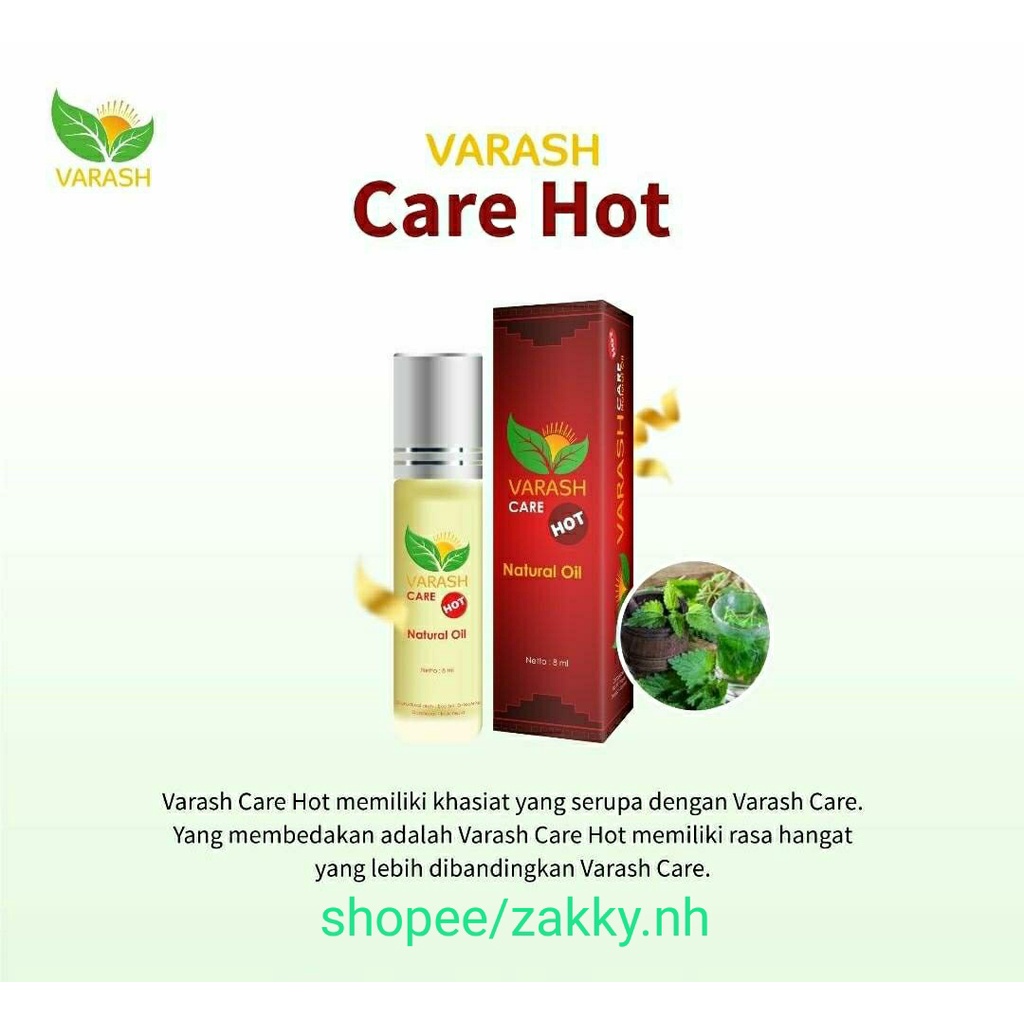 VARASH CARE HOT ROLL ON 8ML ORIGINAL