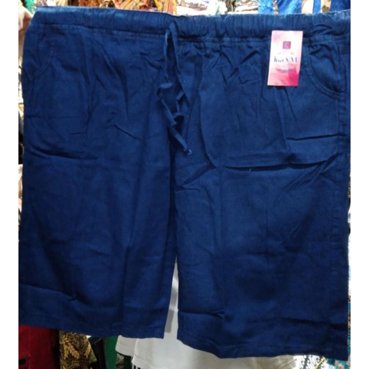 CELANA PENDEK WANITA BAHAN JEANS SUPER JUMBO BIG SIZE XXXL 7/8