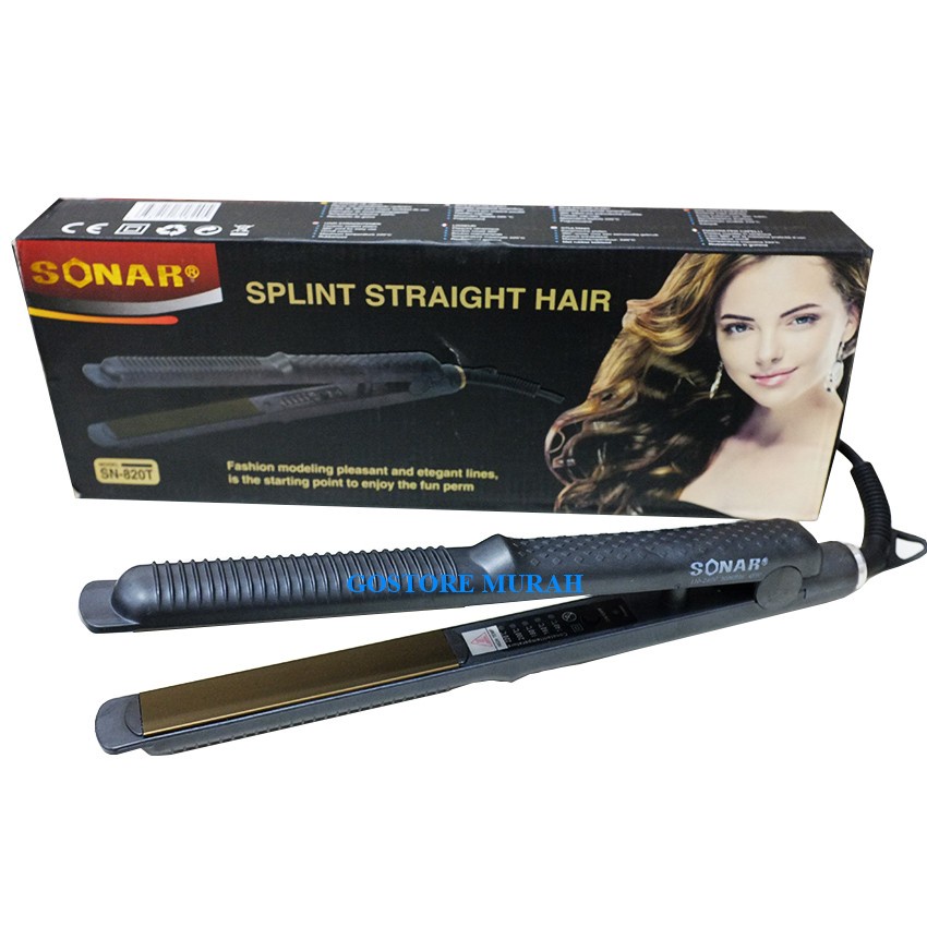 COD Catokan Rambut Sonar SN-820 CATOKAN 2 IN1-LURUS &amp; CURLY