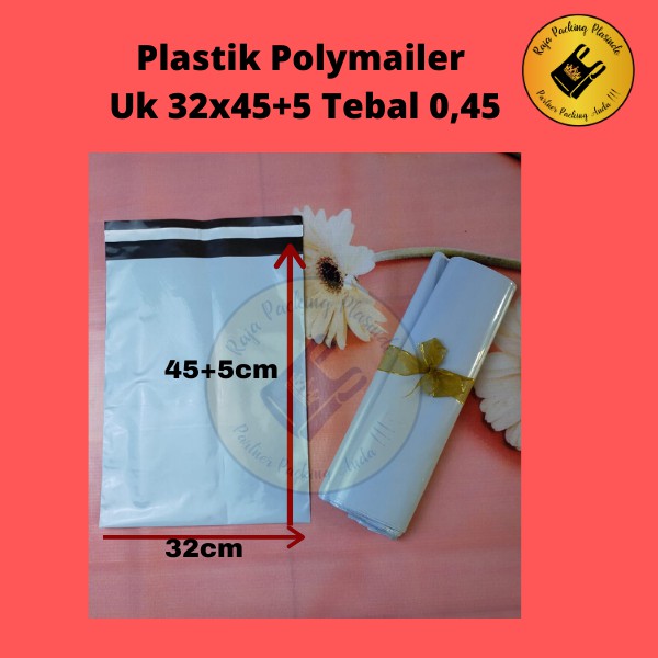 &lt;Ecer&gt; Polymailer Plastik Packing Uk 32x45+5 Tebal 0,45 | Plastik Olshop | Plastik Perekat