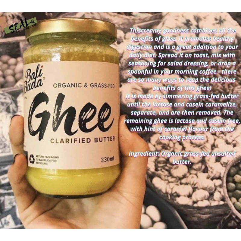 Bali Buda - Organic Grass-fed Ghee Clarified Butter - Balibuda Shopee Indonesia