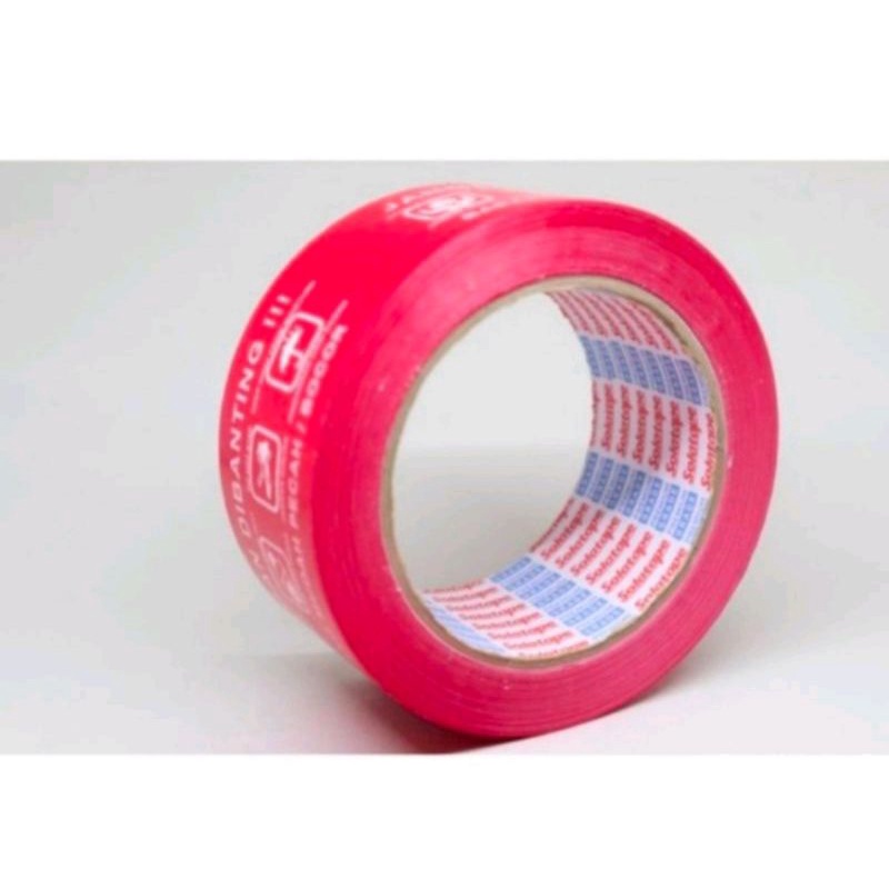 

LAKBAN FRAGILE MERAH JANGAN DI BANTING 48 MM X 100 METER