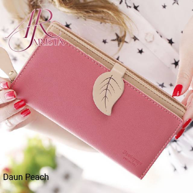 DOMPET DAUN - Dompet Panjang wanita