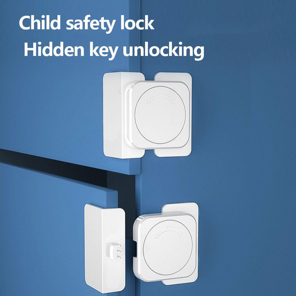 Chookyy 2/4PCS Baby Safety Lock Jendela Anak Perlindungan Bayi Safety Refrigerator Lock