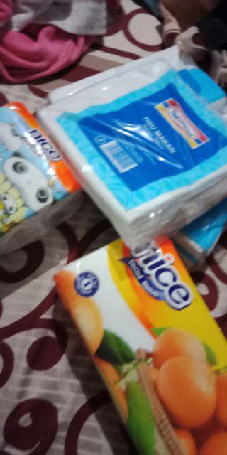 12 Pieces Tissue Travel Alfamart 50 Sheets / Travel Tissue / Tisu Travel