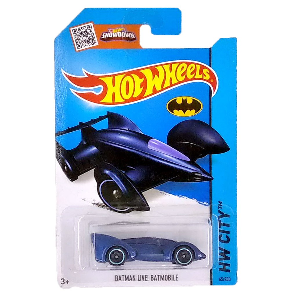 Hot Wheels City Batman Live Batmobile Biru 65/250 Mainan Hotwheels