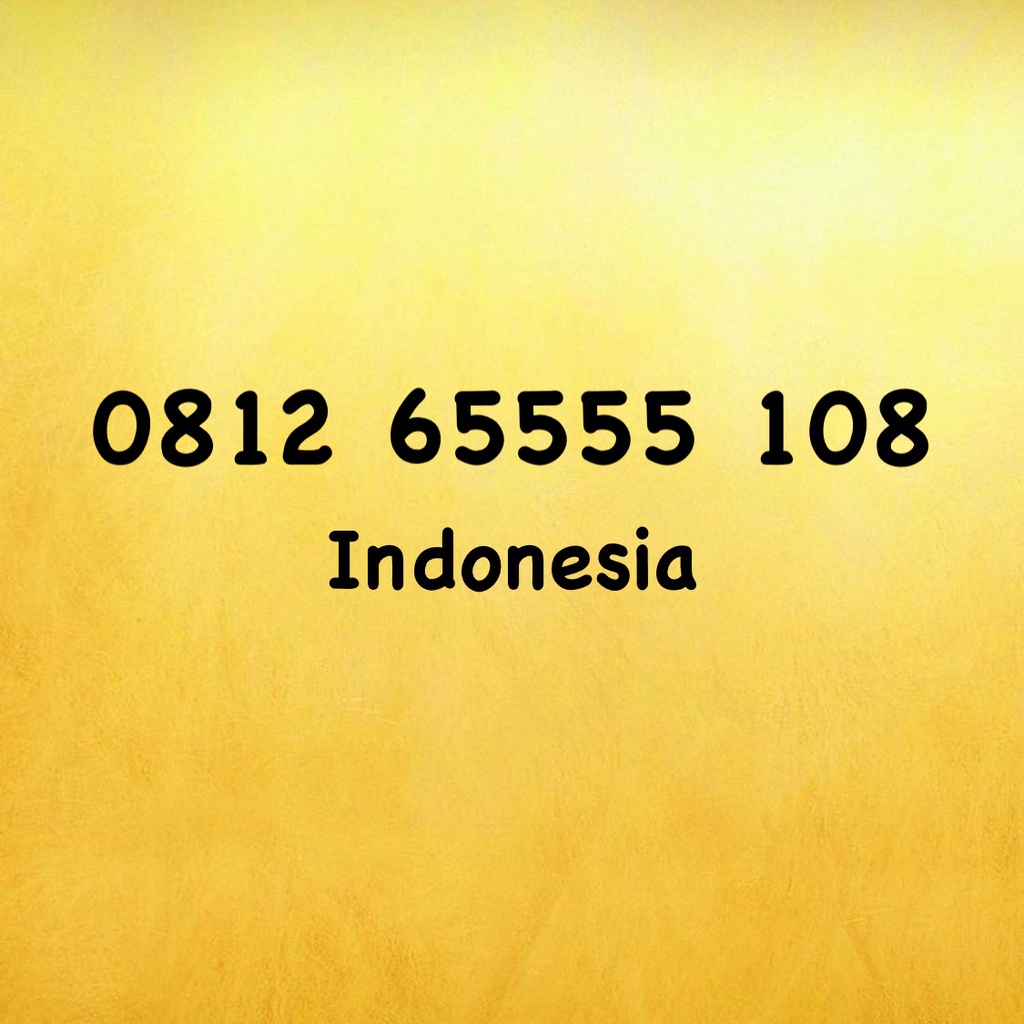 Nomor Cantik Simpati Seri 08 - 1088 - 0812 65555 108