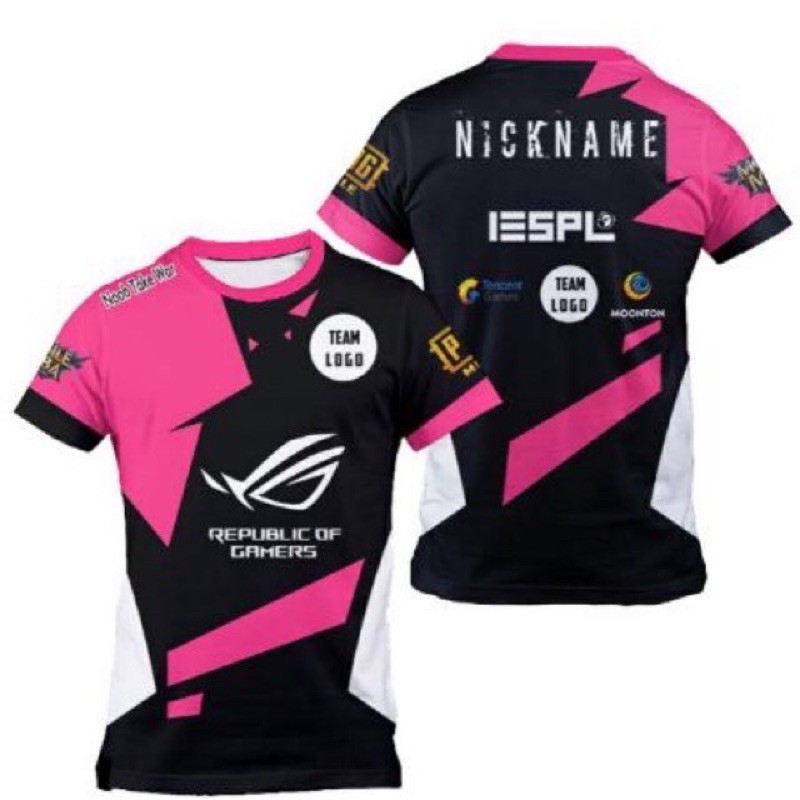 Jersey Kaos Baju Gaming Aura Fire New, Free Fire,Pubg,Mlbb,Free Name Set