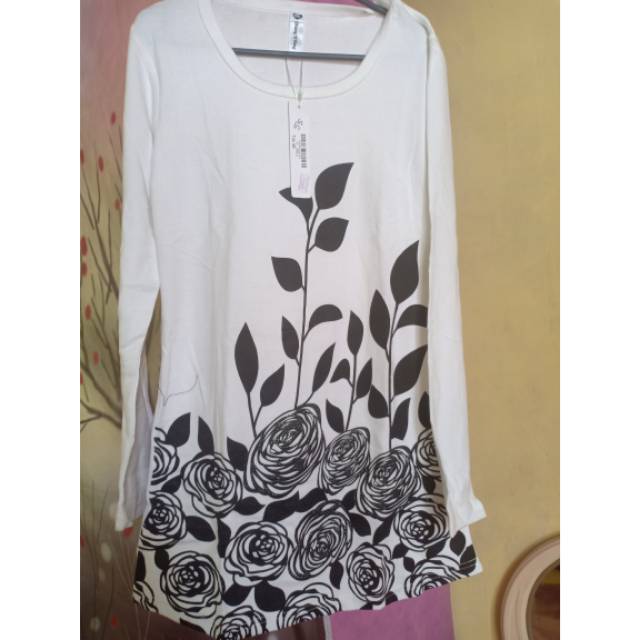  KAOS  IMPORT MOTIF  BUNGA  Shopee Indonesia